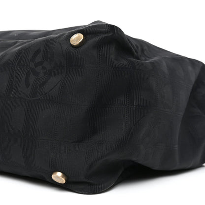 Nylon Medium Travel Tote Black
