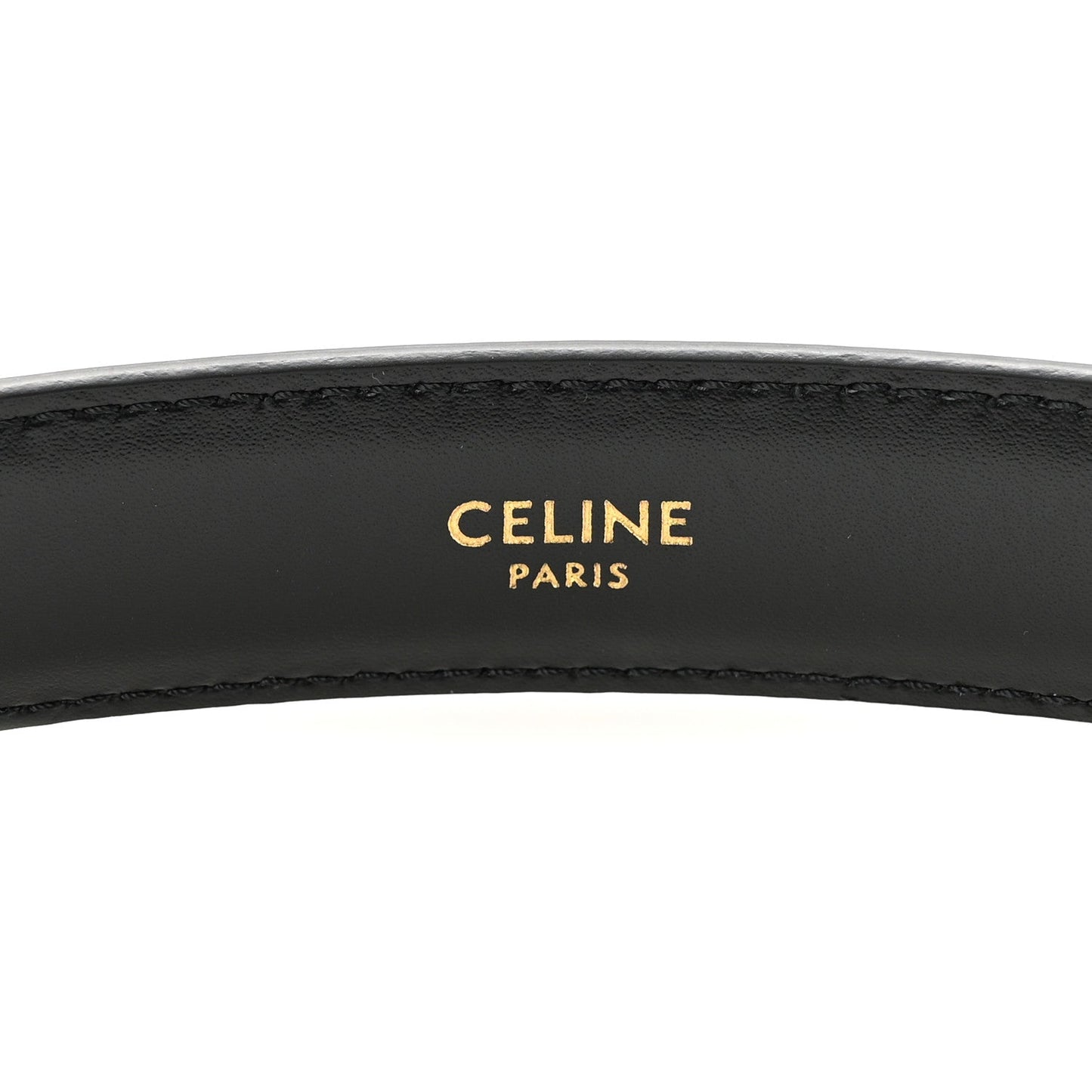 Box Calfskin Medium 25mm Triomphe 80 32 Belt Black