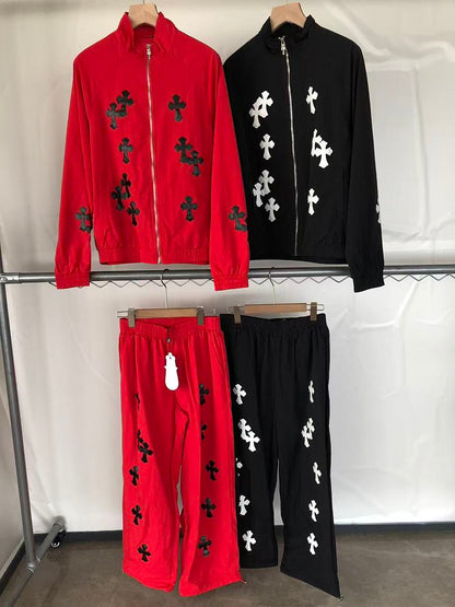TOP￥~256 PANTS￥~185 CH🔥OM🔥 HE🔥RTS JACKET TROUSERS