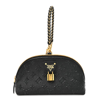 Embossed Monogram Midnight LV Moon Pochette Black