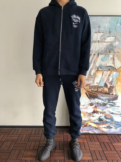 TOP￥~129 PANTS￥~115 N🔥K🔥& ST🔥S🔥Y HOODIE TROUSERS FLEECE