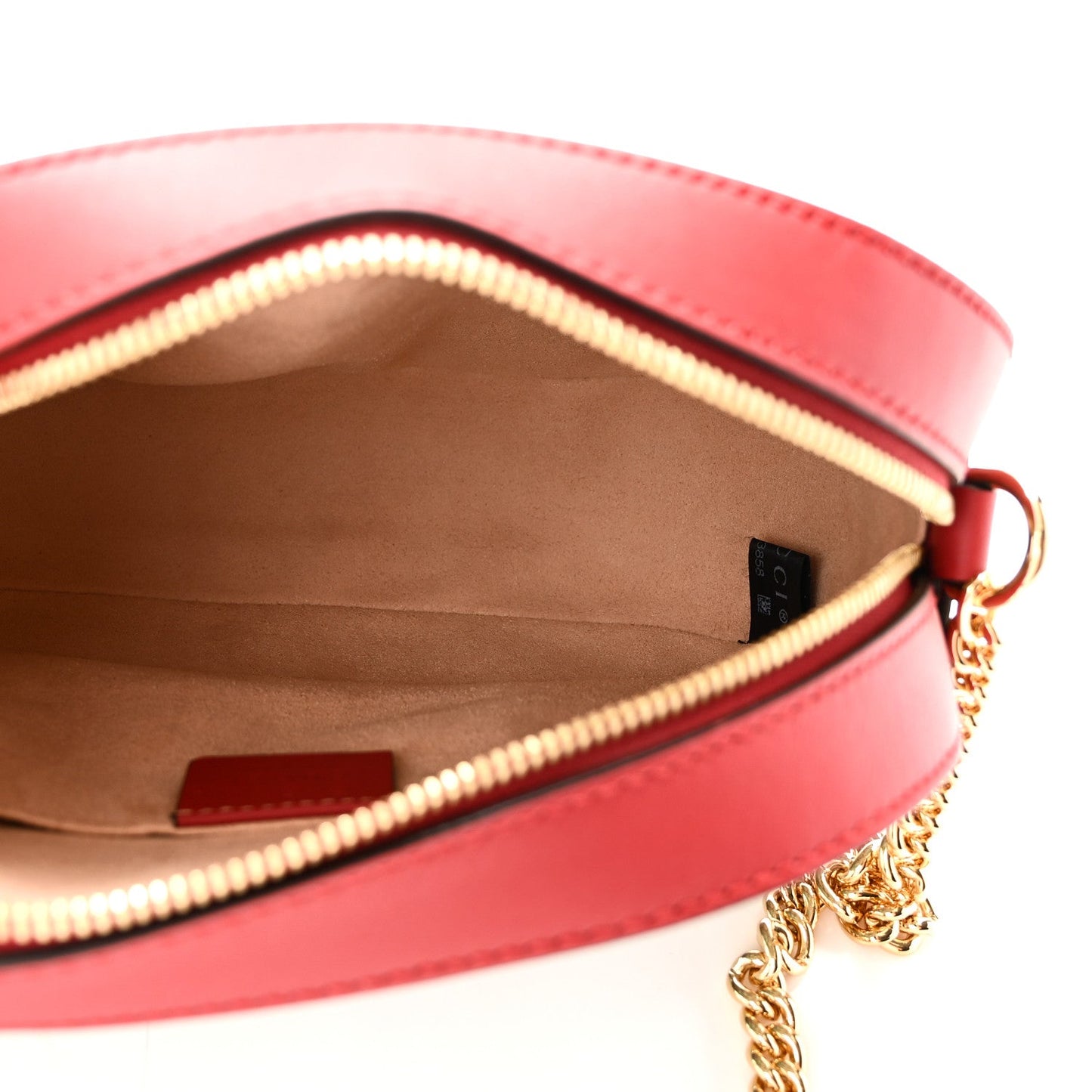 GG Supreme Monogram Blooms Mini Chain Shoulder Bag Beige Blue Navy Hibiscus Red