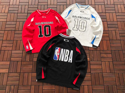 B🔥L🔥🔥🔥IA🔥A & NBA LONG-SLEEVE