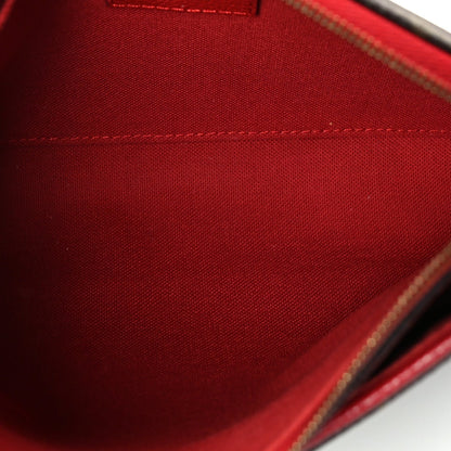 Monogram Pallas Clutch  Cherry