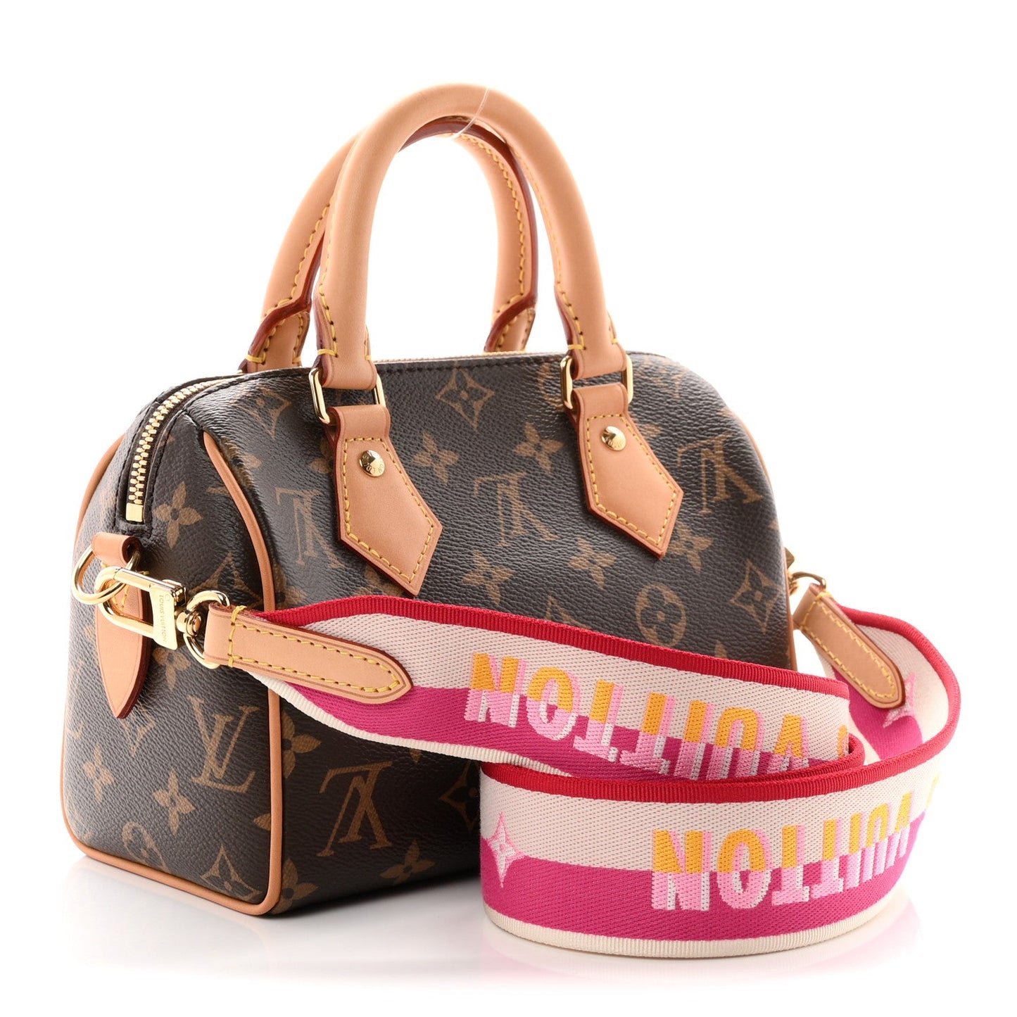 Monogram Speedy Bandouliere 20 Fuchsia