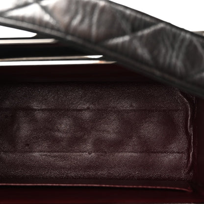Lambskin Quilted Box Bag Black