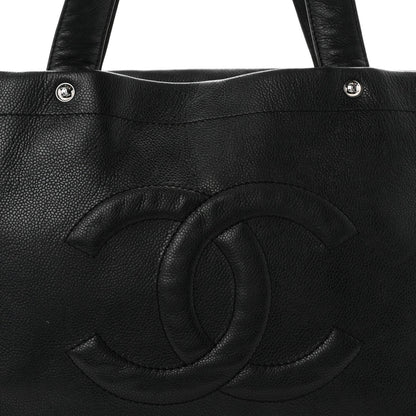 Caviar Executive Cerf Shopper Tote Black