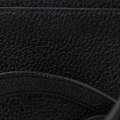 Calfskin Medium Monogram Sunset Satchel Black