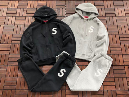 TOP￥~129 PANTS￥~125 S🔥P🔥E🔥E HOODIE TROUSERS FLEECE
