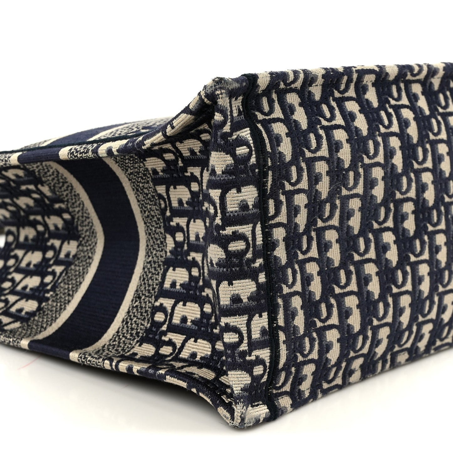 Oblique Medium Book Tote Blue Multicolor