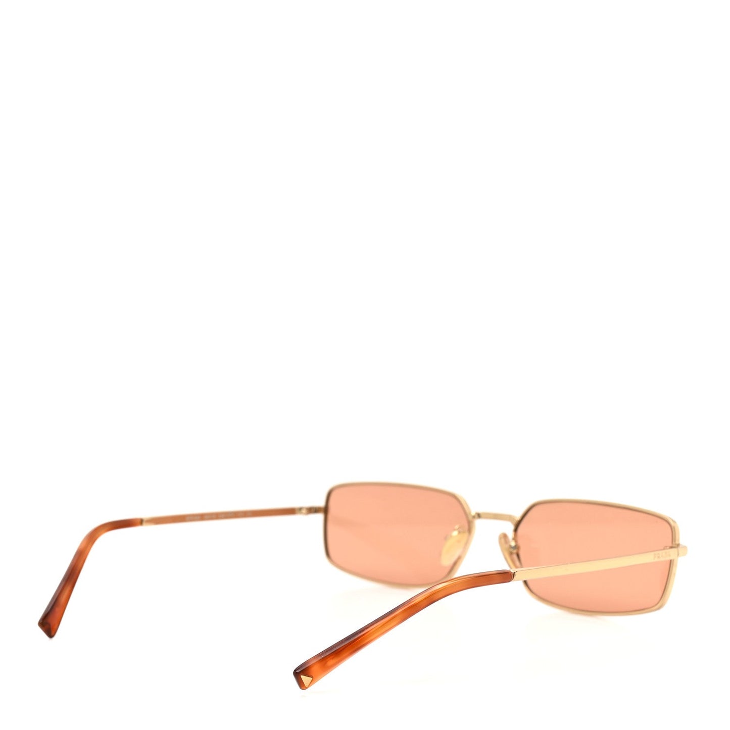 Metal Rectangular Sunglasses SPR A60 Gold