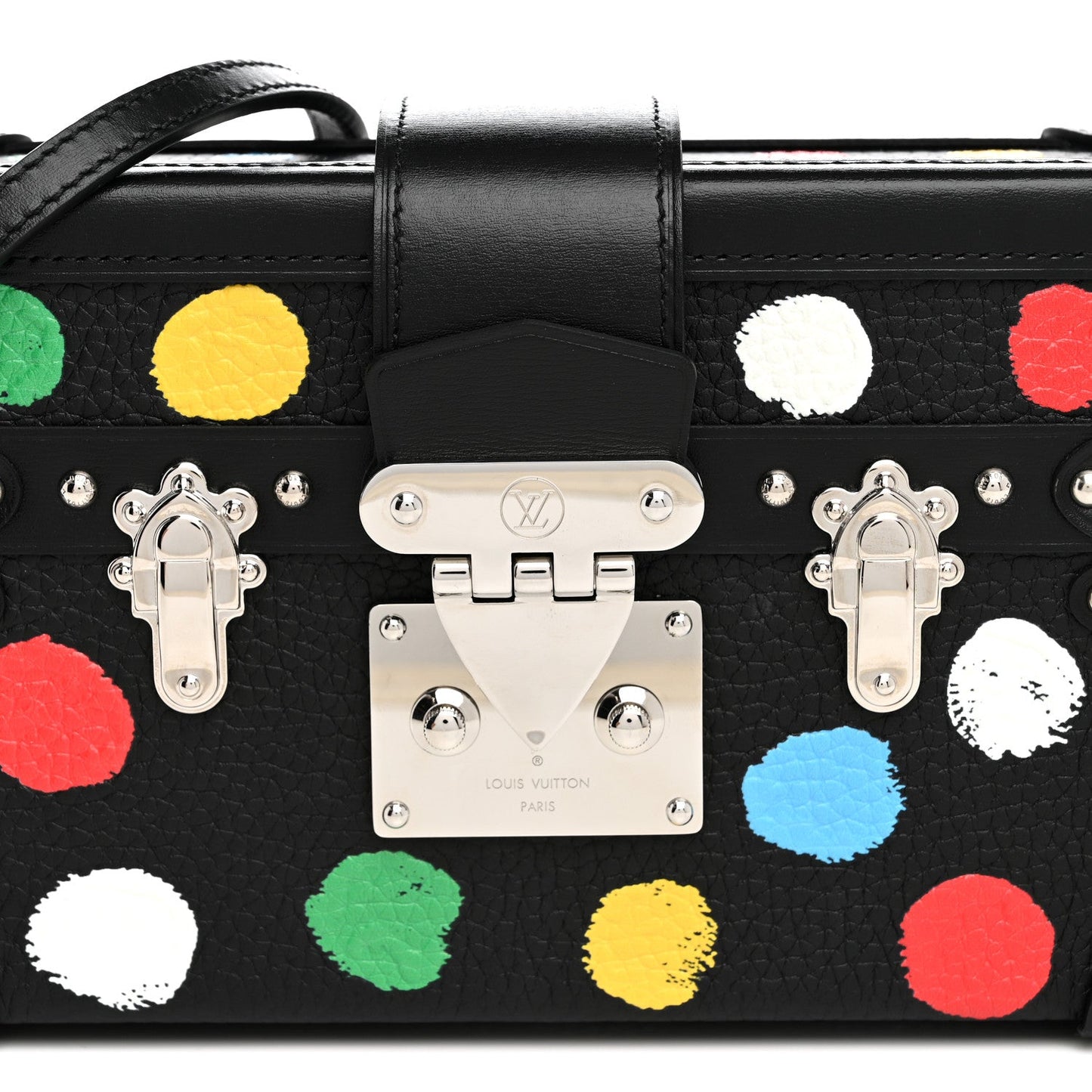 LV X YK Taurillon Petite Malle Black