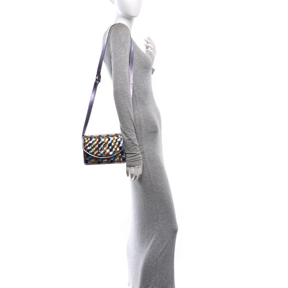 Metallic Nappa Loubi54 Crossbody Bag Multicolor