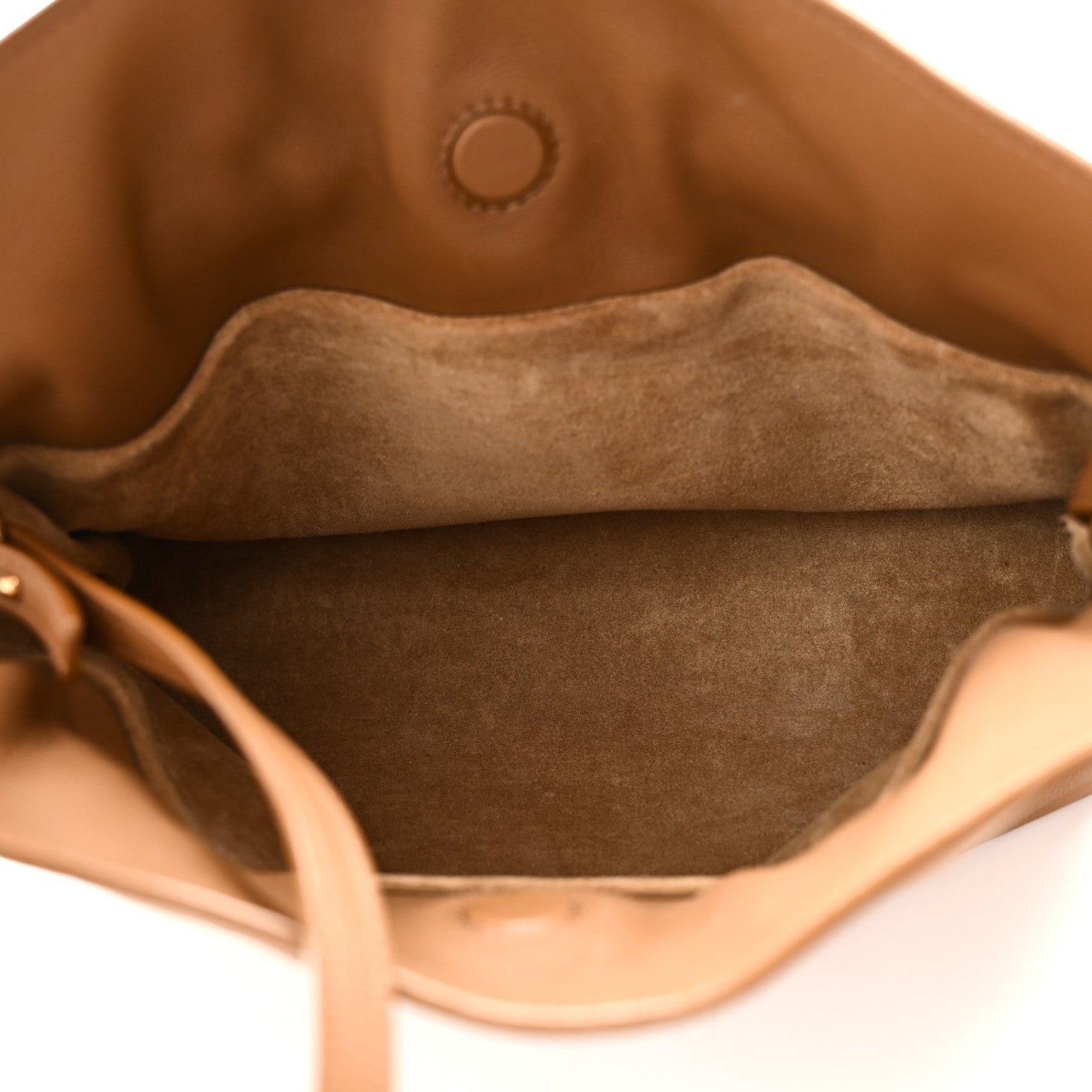 Calfskin Mini Flamenco Knot Clutch Warm Desert