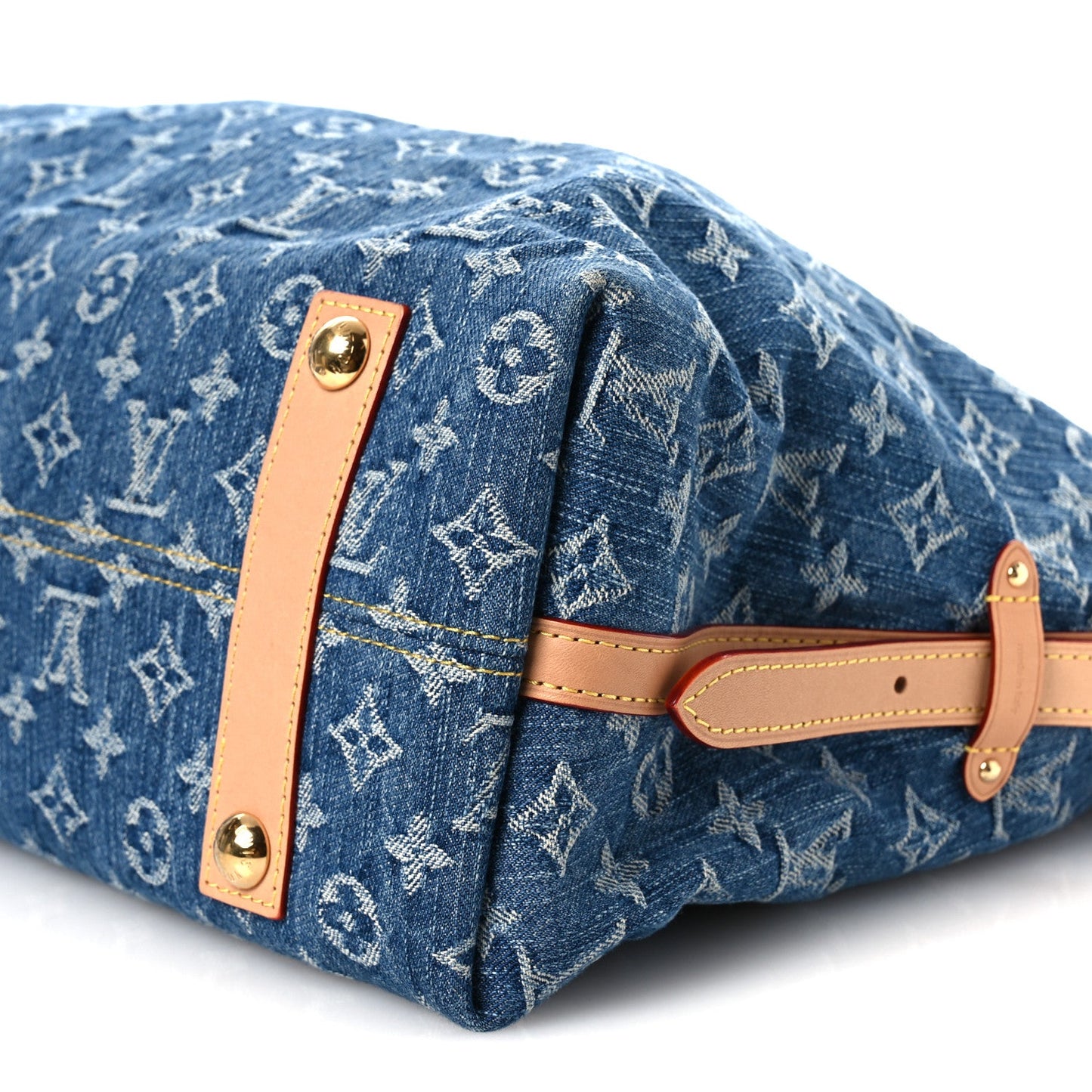 Monogram Denim CarryAll MM Blue