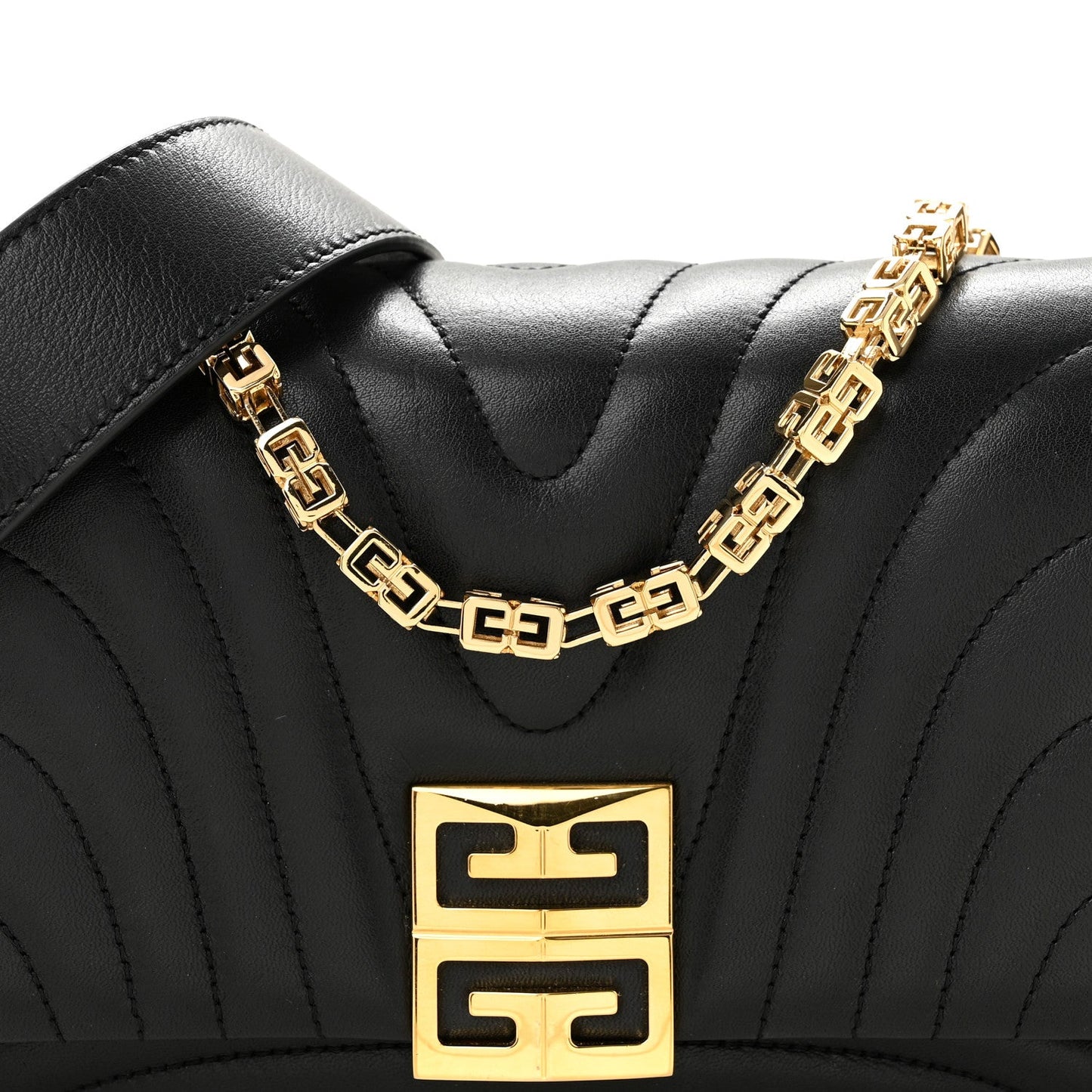 Soft Calfskin 4G Quilted Small Shoulder Bag Black