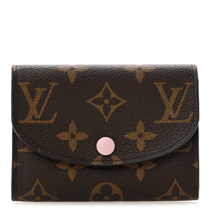 Monogram Rosalie Coin Purse Rose Ballerine