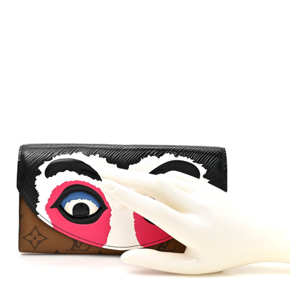 Reverse Monogram Kabuki Sarah Wallet
