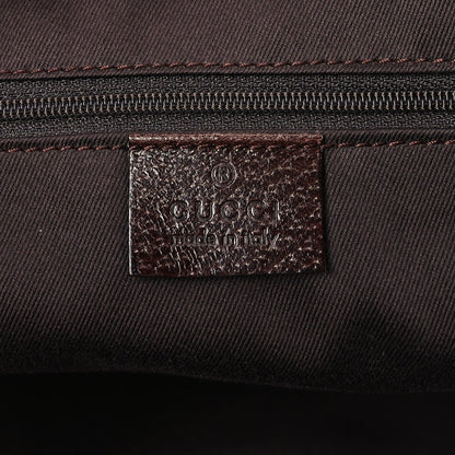 Monogram Medium Tote  Dark Brown