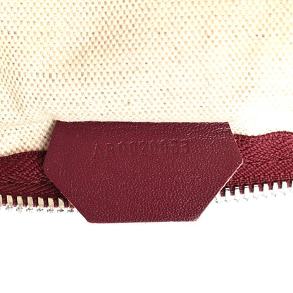 Goyardine Fidji Zip Hobo Burgundy