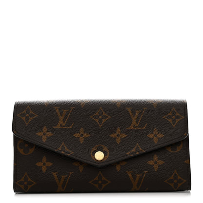 Monogram Sarah Wallet NM Coquelicot