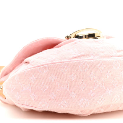 Monogram Denim Sunset Washed Pink