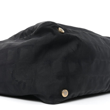 Nylon Medium Travel Tote Black