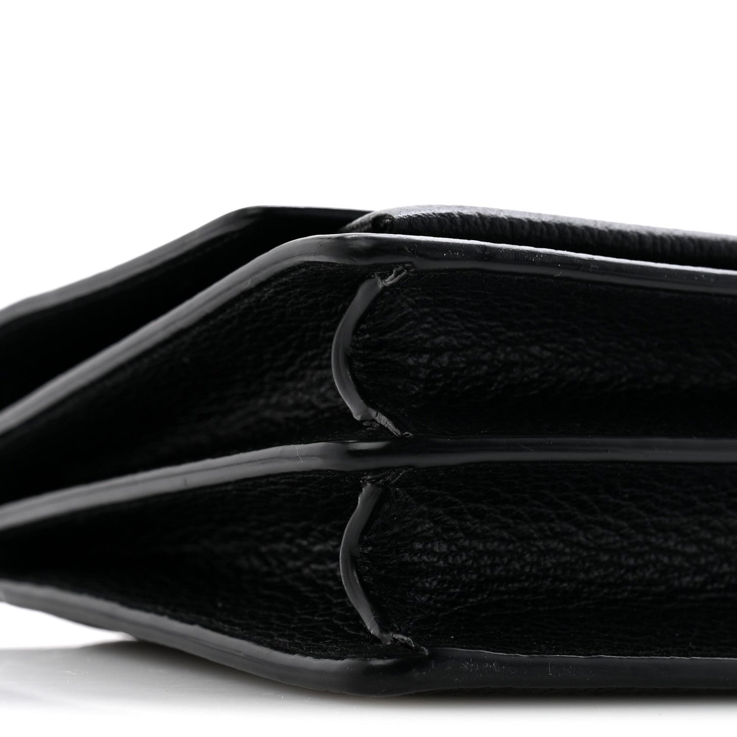 Calfskin Medium Monogram Sunset Satchel Black