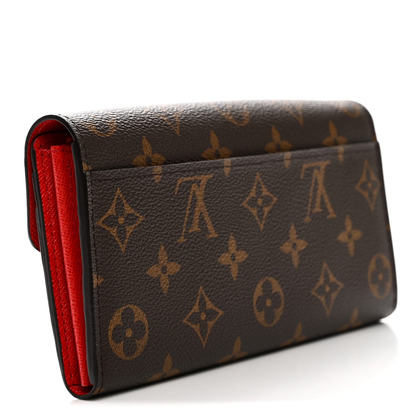 Monogram Sarah Wallet NM Coquelicot