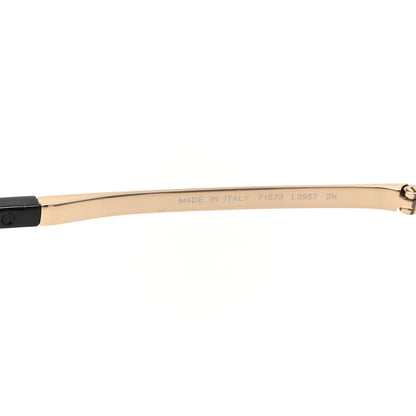 Metal Round Camellia Sunglasses 71573 Gold