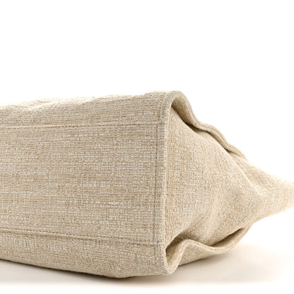 Canvas Medium Deauville Tote Light Beige