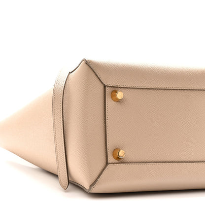 Grained Calfskin Mini Belt Bag Light Taupe