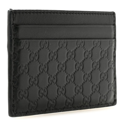 Microguccissima Card Holder Black
