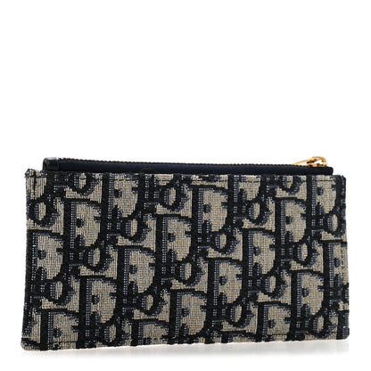 Oblique Dior Pouch Navy Blue