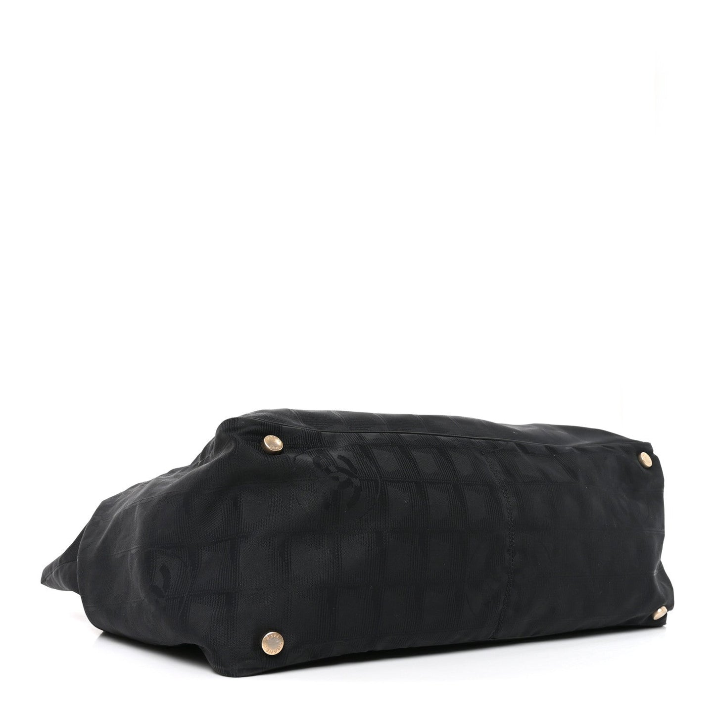Nylon Medium Travel Tote Black