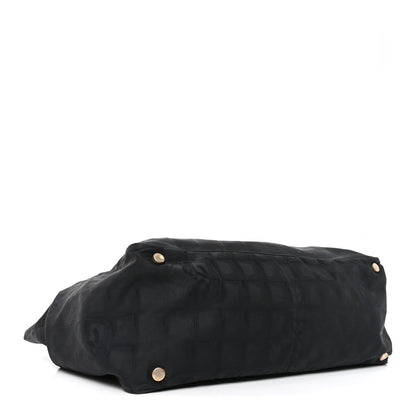 Nylon Medium Travel Tote Black