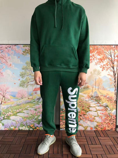 TOP￥~125 PANTS￥~119 S🔥P🔥E🔥E HOODIE TROUSERS FLEECE