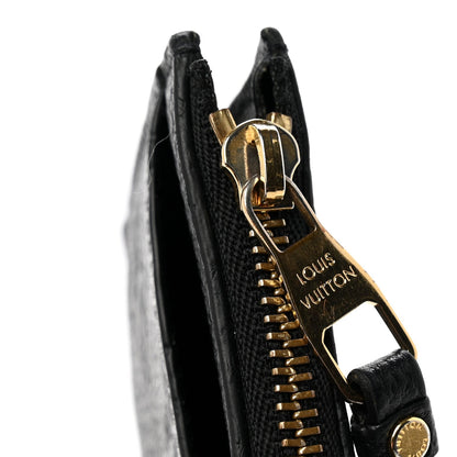 Empreinte Zipper Card Holder Black