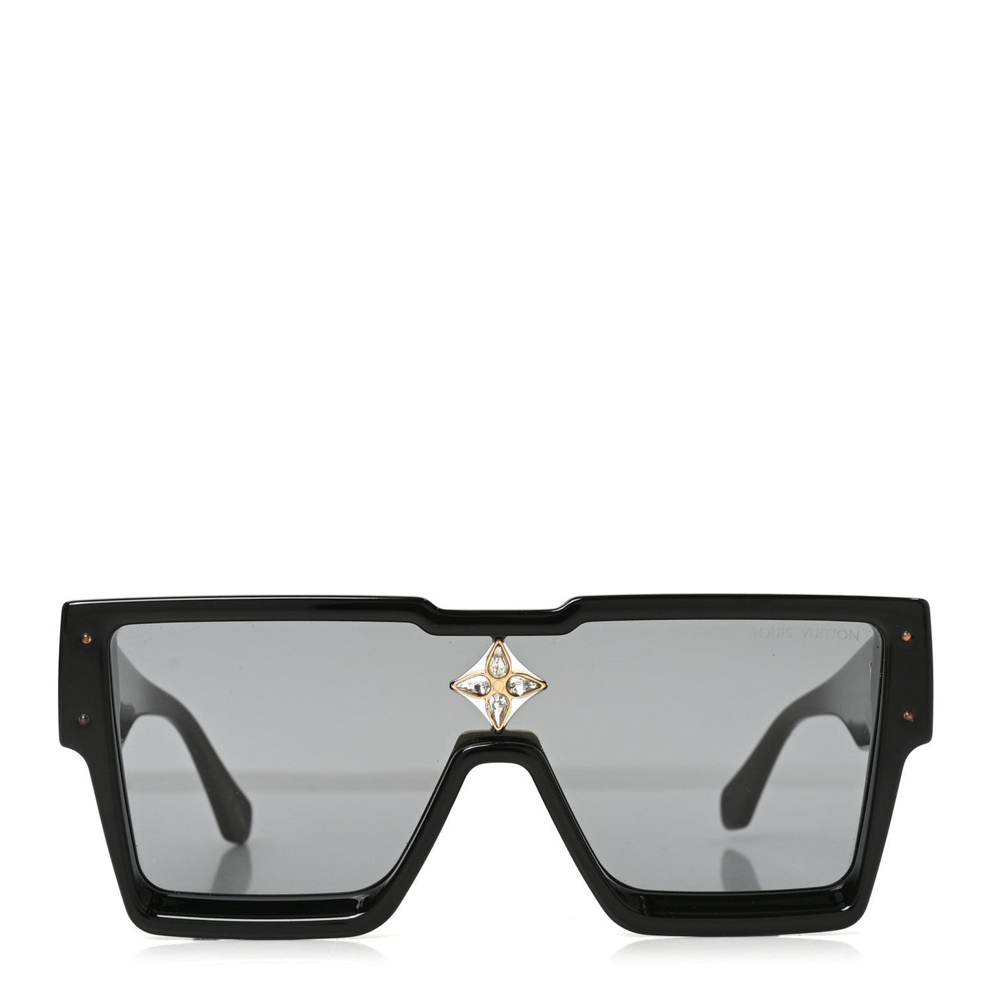 Acetate Swarovski Crystal Cyclone Sunglasses Z1578E Black