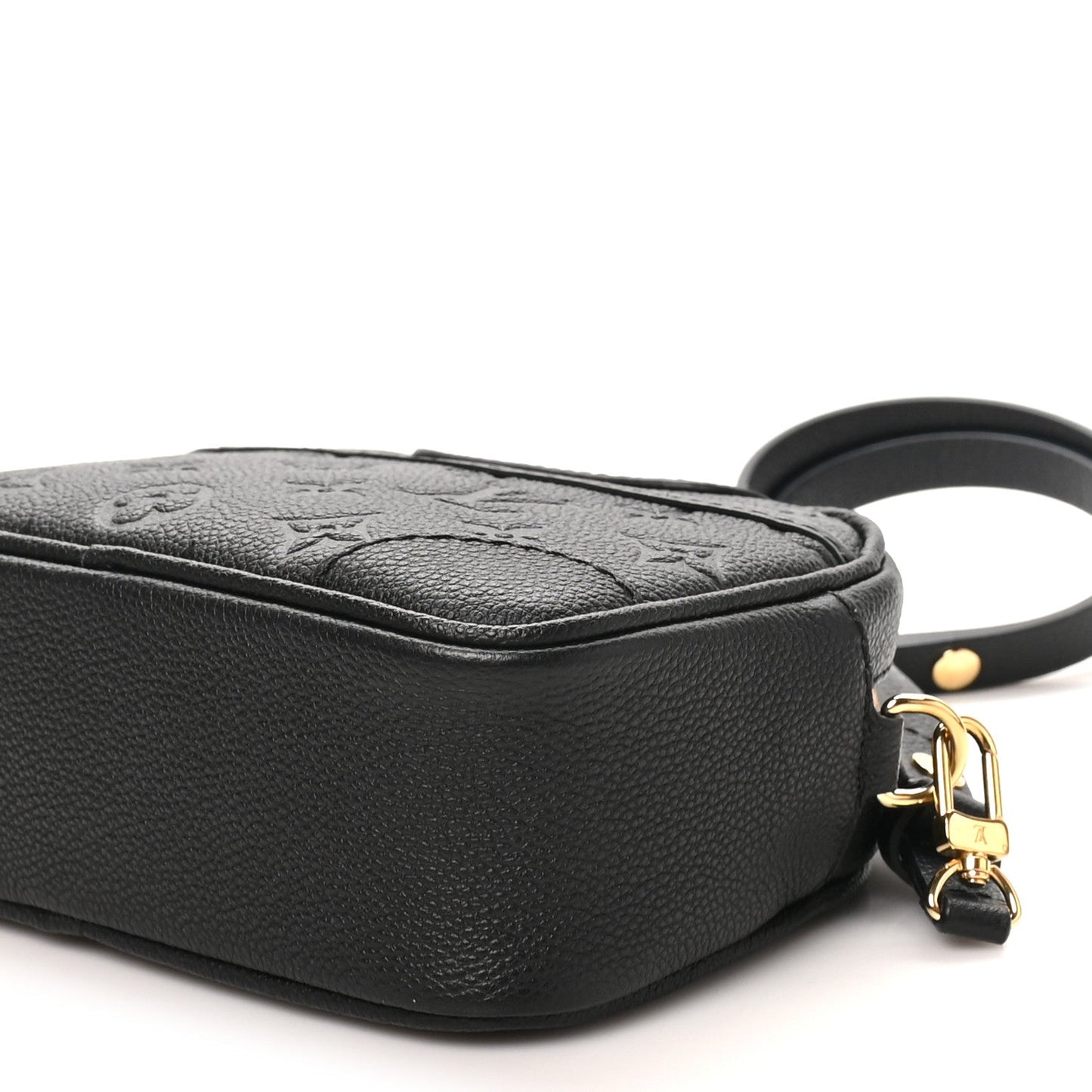 Empreinte Monogram Tiny Camera Bag Black