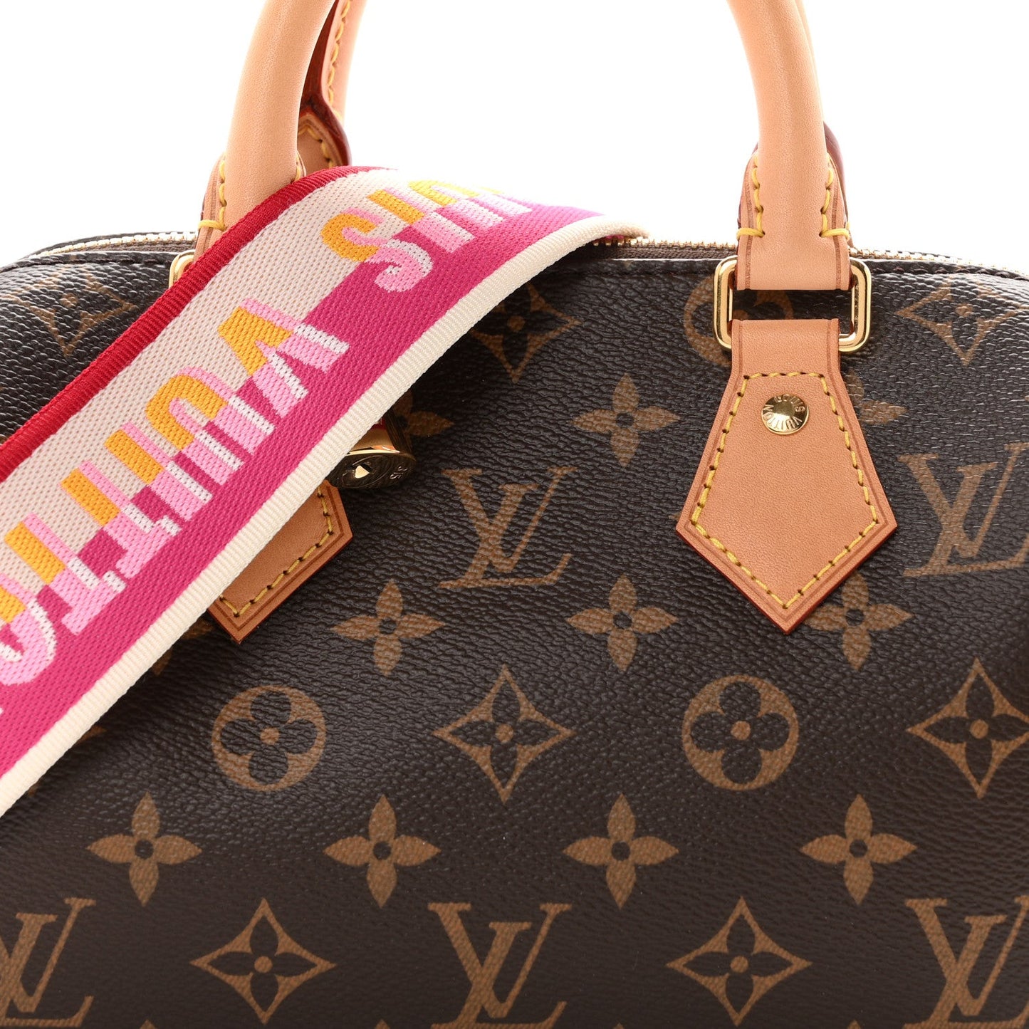 Monogram Speedy Bandouliere 20 Fuchsia