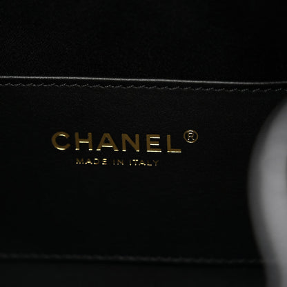 Caviar Quilted Mini Chanel 25 Handbag Black