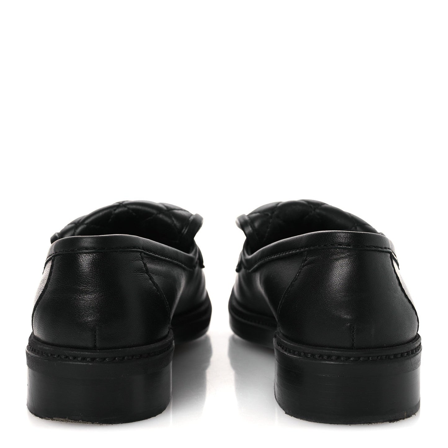 Lambskin Quilted CC Turnlock Loafers 37 Black 37 Black