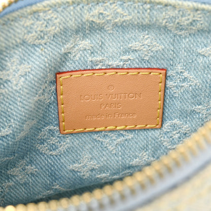 Monogram Denim Nano Speedy Sky Blue