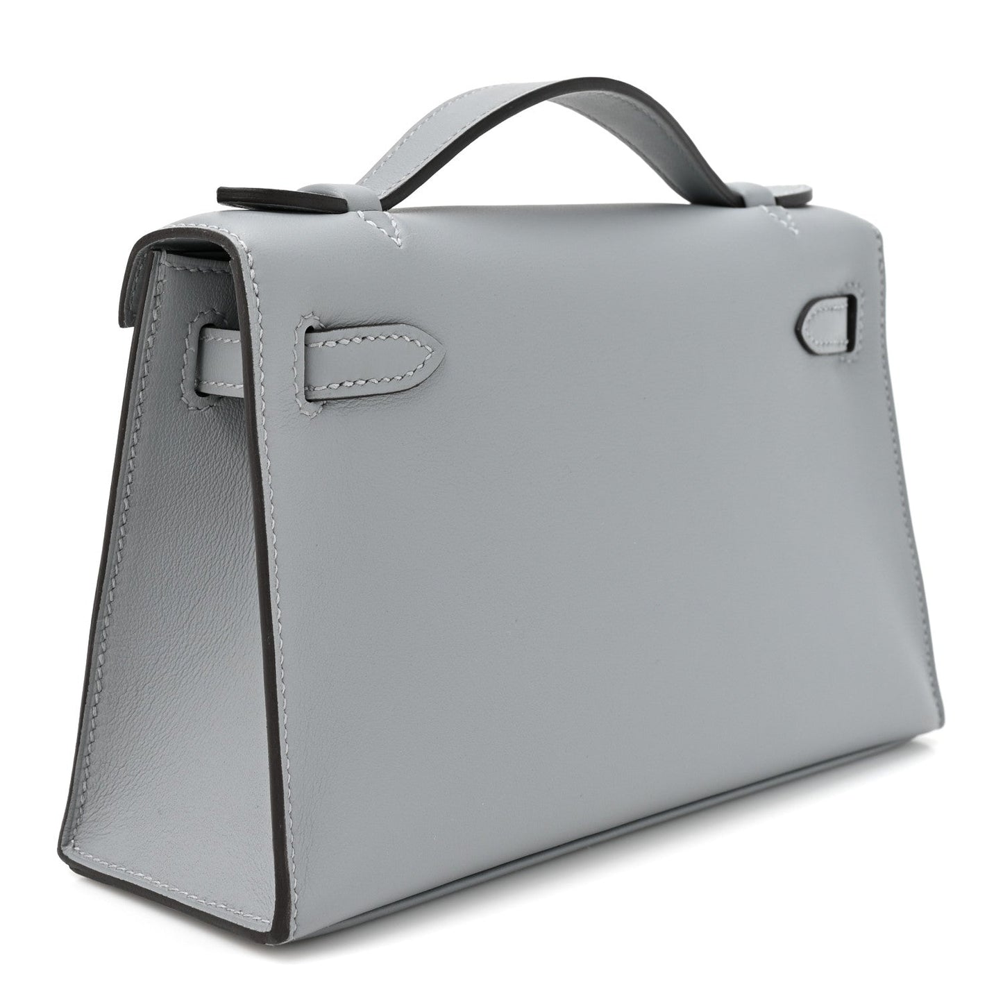 Swift Kelly Pochette Clutch Gris Pantin