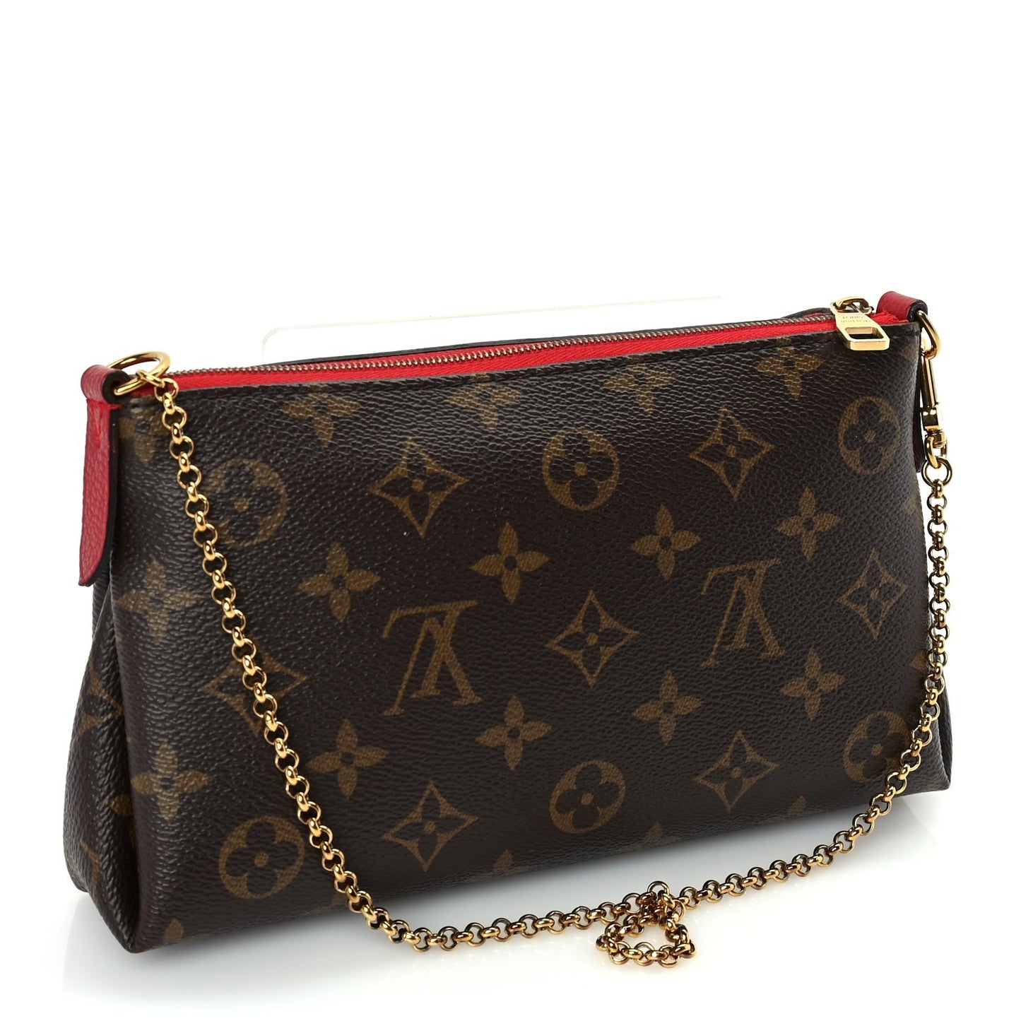 Monogram Pallas Clutch  Cherry