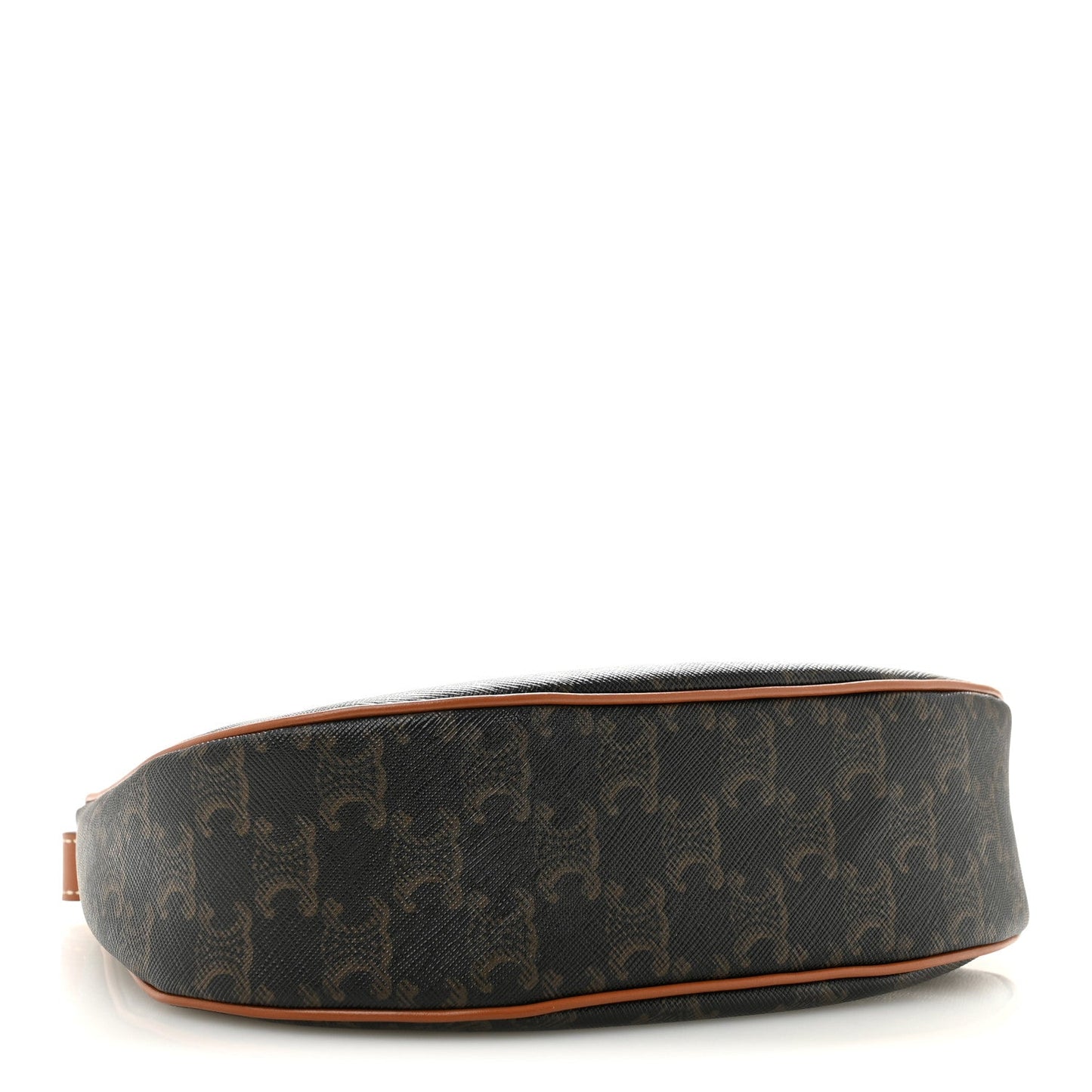 Triomphe Canvas Calfskin Ava Shoulder Bag Tan