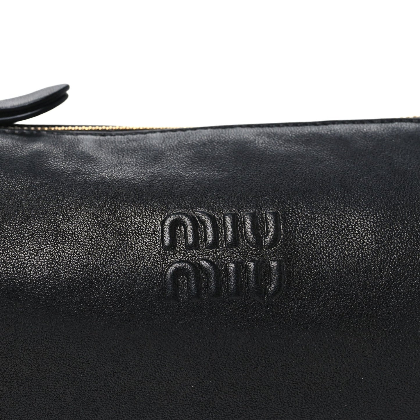 Nappa Aviator Mini Pouch Black