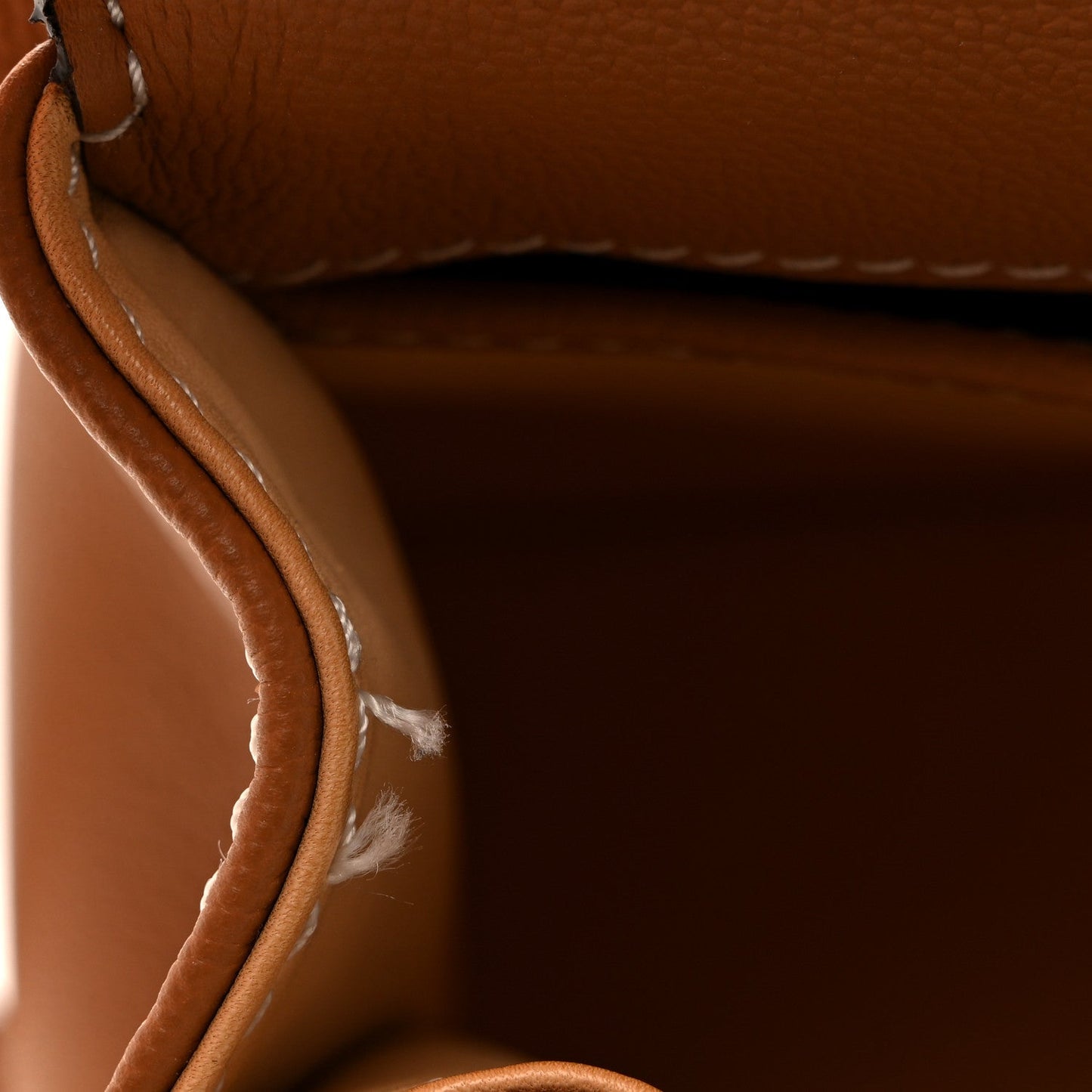 Grained Rodeo Calfskin Surpique Mini Brillant Satchel Vegetal Ivory