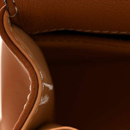 Grained Rodeo Calfskin Surpique Mini Brillant Satchel Vegetal Ivory